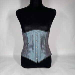 Timeless Trends Underbust Corset Size 30 Iridescent Blue Purple